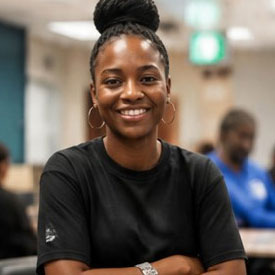 Smiling woman