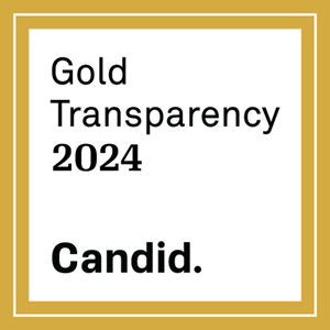 Gold Transparency 2024. Candid badge