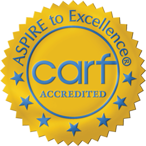 CARF Accredited Badge
